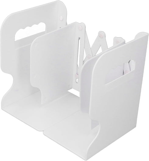 Zerodis Desk Book Holder for Shelves Adjustable Book Ends,Desk Holder PP Retractable Anti Slip Organizer Organizer