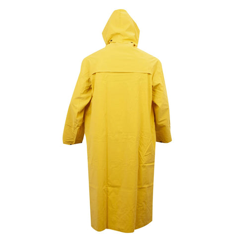 R9023FRL .35 MM 3-Piece Cordova Stormfront FR PVC/Polyester, Yellow Rain Suit, Storm Fly Front with Zipper/Snap