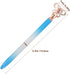 STOBOK Creative Ballpoint Pens, Diamond Butterfly Roller Ball Pens for School Office, Pack of 6