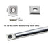 15mm Square Straight Carbide Inserts - 10pcs Replacement Cutter Knives for Woodturning, Fits Planer Cutter