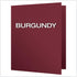 Oxford Twin-Pocket Folders, Burgundy, Textured Paper, Letter Size, Box of 25, Holds 100 Sheets
