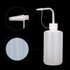 Hyber&Cara 3Pcs Safety Wash Bottle 250ml Plastic Squeeze Bottle with Cap, 1Pc Silicone Funnel for Lab, Plant Watering,