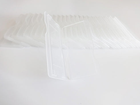 MUHWA 25 PCS Plastic Microscope Glass Holder Slide Box for one Slide