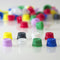 Globe Scientific 113146W Polyethylene Snap Cap with Single Thumb Tabs for 13mm Glass/Evacuated Tubes and 12mm Plastic Test Tubes, 13mm Size, White (Case of 1000)