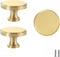 SANCHAKOU Closet Pulls 2Pcs Brass Cabinet Door Bedside Table Handle Drawer Wardrobe Cabinet