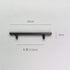ZJkHAOJ Closet,Black (NO.698 Dressing Table Handle, Simple Handle,Shoe Cabinet, Wine Cabinet Handle, Cabinet Gold Pull