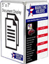 Marketing Holders 3 5 7 Inch Sided Sign Holder Multi Panel Menu Ad Display Frame Each Side Holds x Flier Table Tent