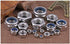 M6x1mm Nylon Lock Nuts, 50pcs 304 Stainless Steel Hex Lock Nuts for Industrial and Construction Fasteners