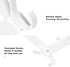 Over The Door Hooks, 10 Coat Hanger Hooks for Bathroom, Fits 1-3/4" Thick Door for Hanging Towels