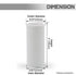 GooChan 2 3 4 6 Inch E12 Set 12 (3-Inch 12-Pack) White Plastic Candle Cover Sleeves,Chandelier Socket