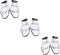 Beavorty 3pairs Shoe Covers for Hair Salon Barber Accessories Rainproof Toe Protectors