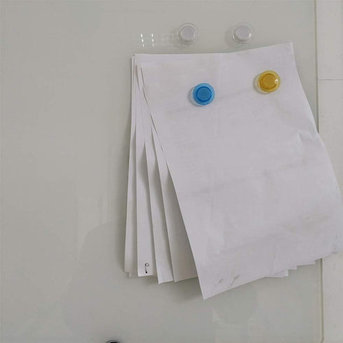 Magnets for Glass Whiteboard, Dry Erase Board, Bulletin Board, Rare Earth Neodymium Magnet, Clear (9 Pack)
