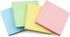 Sticky Notes 3x3 Self-Stick Notes Bright Colors Sticky Notes 4 Pads 100 Sheets/Pad (Pastel)