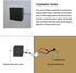 Non-dimmable) Brrnoo Wall Light, Wall Sconce Down Mount Lights LED Sconce Lighting Fixture Lamps Mounted Lighting