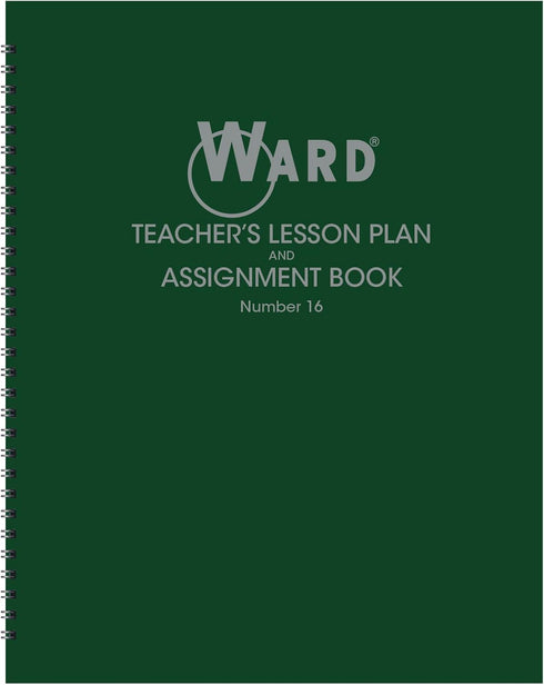Period Teacher Lesson Plan/Assignment Book by Ward, 44 Weeks