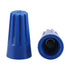 Baomain Wire Connector P2, 22-16 AWG x3 Twist-On Easy Screw On Cap, Blue Pack of 100
