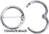 Mini Book Rings - 0.6 Inch/15mm Loose Leaf Rings for Album & Photo Paper - 100pcs