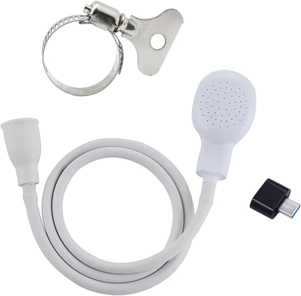 Generic 2m/6.56ft Sink Spray Rubber Hose Portable Sink Hose Faucet Sprayer Shampoo Sprayer