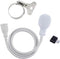 Generic 2m/6.56ft Sink Spray Rubber Hose Portable Sink Hose Faucet Sprayer Shampoo Sprayer