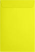 LUXPaper 6 x 9 Open End Envelopes, Peel & Press, Citrus Yellow, 50 Qty