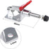 uxcell 2Pcs Toggle Clamp, 45kg 99lbs Holding Capacity, 16.7mm Stroke, Push Pull Action Hand Tool BRH-301-AM