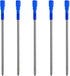 DUNBONG Black and Blue Ink Pen Refills, Replacement Metal Ballpoint Refill 3.2 in for Big Diamond or Crystal Pen, Pack