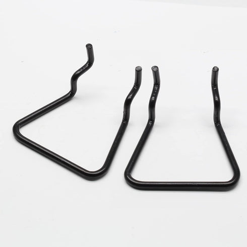 16Pcs Pegboard Plier Holders, Stainless Steel Double Loop Pegboard Hooks, Black Shelving Display Hooks for Shop Store Supermarket Hanging Tools by Kyuionty