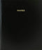 BookFactory Pacifier Log Book/Journal/Logbook - 120 Page, 8.5''x11'', Black Hardbound (XLog-120-7CS-A-L-Black(Pacifier Log Book))
