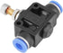 10 Pcs/Set Pneumatic Flow Speed Valve, Push In Speed Controller 6mm Air Flow Control Valve Connector