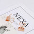 Rose Gold Metal Binder Clips with Heart Shaped Handle 0.74"/19mm Foldback Clips in Acrylic Crystal Box for Office Home