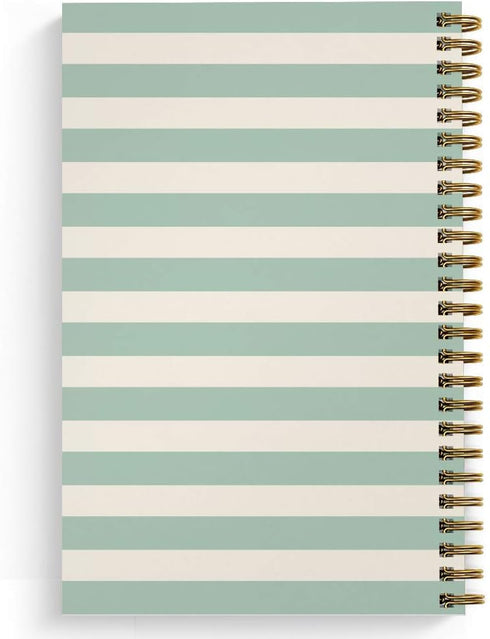 Softcover Sweet Recipes 5.5" x 8.5" Spiral Recipe Notebook/Journal, 120 Recipe Pages, Durable Gloss Laminated Cover, Gold Wire-o Spiral. Made in The USA by Gotcha Covered Notebooks