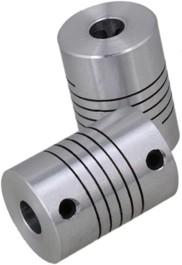 2pcs Shaft Coupling, 6mm 1/4 Stainless Steel Couplers for Motor Coupler and 3D Aluminum Alloy Stepper Driver.