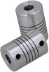 2pcs Shaft Coupling, 6mm 1/4 Stainless Steel Couplers for Motor Coupler and 3D Aluminum Alloy Stepper Driver.