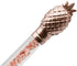 Maydahui 24 Pcs Pineapple Ballpoint Pen - Retractable Fruit Pens, Crystal Quicksand Bling Pen, Black Ink