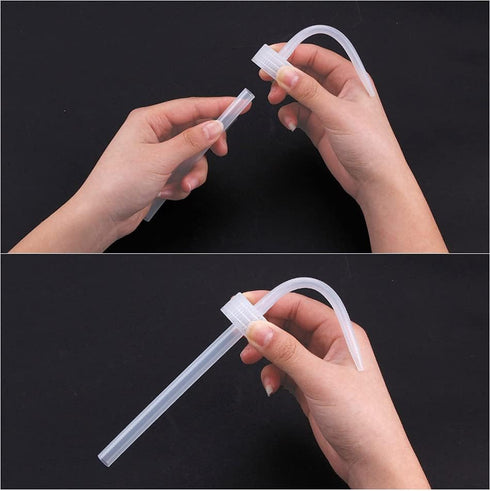 Yuelong Plastic Squeeze Bottle - 2Pcs Safety Wash Bottle 500ml & 250ml for Medical Tattoo Supplies