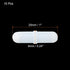 MECCANIXITY Magnetic Stirrer Mixer - 25mm/1" PTFE Coating Stir Bar Rod for Laboratory, Pack of 10
