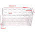 Transparent 12-Hole Acrylic Test Tube Rack for 10ML Test Tube (25ml)