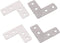 uxcell Stainless Steel Furniture Door Fixing Corner Brace Angle Bracket Shelf 4