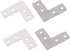 uxcell Stainless Steel Furniture Door Fixing Corner Brace Angle Bracket Shelf 4