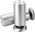 HJYCLFAZU 4Pcs 6cm 10cm 15cm 20cm 30cm Legs(12in/30cm) Adjustable Furniture Legs Stainless Steel Made, with Rubber