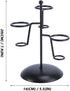 Elegant Iron Art Ice Cream Cone Holder Stand for Home and Bakery Use