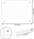 TORASO Glass Whiteboard, 12" x 16" Dry Erase Board - Small Frameless White Board for Home Kitchen, Office Brilliance