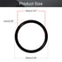 Othmro 10pcs Nitrile Rubber O-Rings - 5mm Wire Dia, 60mm OD for Oil or Air Sealing