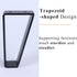 Osring 6 Inch 4pcs, Trapezoid Furniture Legs Solid Steel Furniture Hairpin Leg for Side Table, TV Stand and Cabinet
