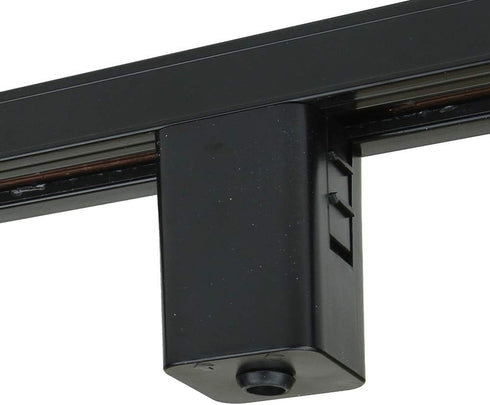 120V 2 H880-BK H System Single Circuit Pendant Track Adapter - for Pendant with Wire Cord AMP (Black)