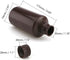 Othmro 500ml Plastic Bottles, Wide Mouth Polyethylene Lab Chemical Reagent Storage Containers with Brown Cap