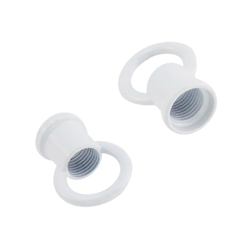 Antrader M10 20Pcs Ceiling Hook Ring, Chandelier Lamp Connectors, Pendant Light Hanging Eye Nut for Light Fixture,White