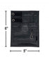 Elite Medical Instruments EAO-314-B EMI Nylon 5 Pocket Nurse Scrub Organizer, Black