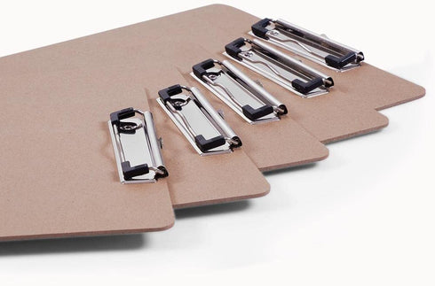 EZZGOL Clipboards Bulk, 36 Pack Letter Size Wood Clipboards with Low Profile Clip for School Classroom Home