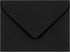 LUXPaper #17 Mini Envelopes, 2 11/16" x 3 11/16", Midnight Black, 50 Qty